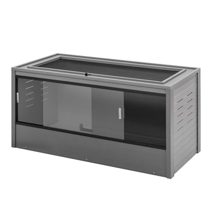 New Age Pet® ECOFLEX® 48" Mojave Reptile Enclosure, Large, Grey - color: Grey, size: Large