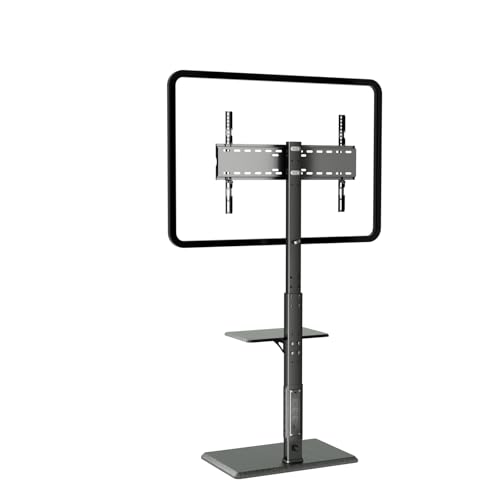 TV Floor Stand with Power Outlet & Removable Shelf for 32-75 Inch TVs - style: TCP01-2-M-A01