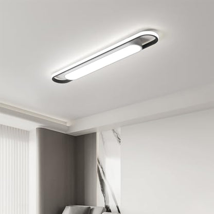 Modern LED Ceiling Lights,6500K Flush Mount Ceiling Lamp,50W Metal Smart Ceiling Chandelier Lighting Fixture for Kitchen Living Room Bedroom Dining Room Office Garage (36.2") - color: White Light, size: 36.2 Inch