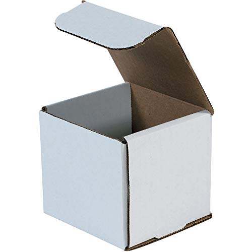 BOX USA Shipping Boxes Small 4"L x 4"W x 4"H, 50-Pack | Corrugated Cardboard Box for Packing, Moving and Storage - size: (012) 4" x 4" x 4", 50-Pack