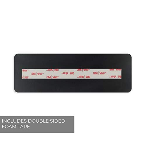 Please Do Not Flush Paper Towels Or Feminine Products In Toilets/Black On Silver 3" x 9" Bathroom Wall Sign/Public Business Restroom Sign/Made In The USA - color: Silver, style: Toilets