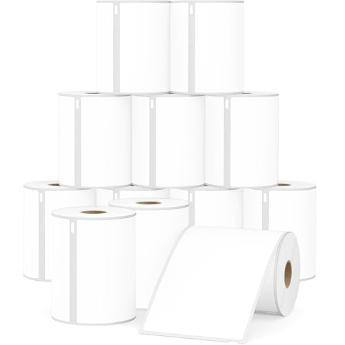 12 Rolls, 3600 Labels Replacement for DYMO 1744907 (4" x 6") - size: 4" x 6" | 1744907-12 Rolls