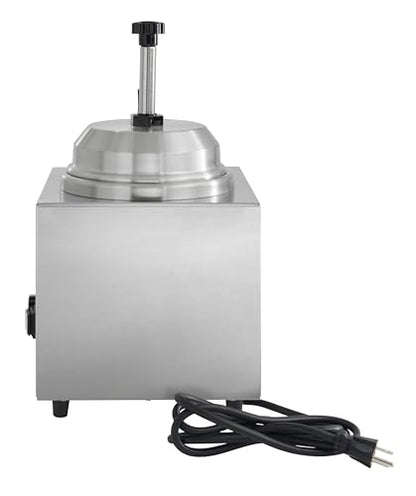 Kratos 3.5 Quart Hot Topping Warmer & Dispenser with Heated Spout and Pump - size: Single Warmer with Heated Spout