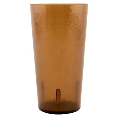 G.E.T. 6632-1-A-EC Heavy-Duty Plastic Restaurant Tumblers, 32 Ounce, Amber (Set of 4) - color: Amber, size: 32 Ounces, style: 32 ounces