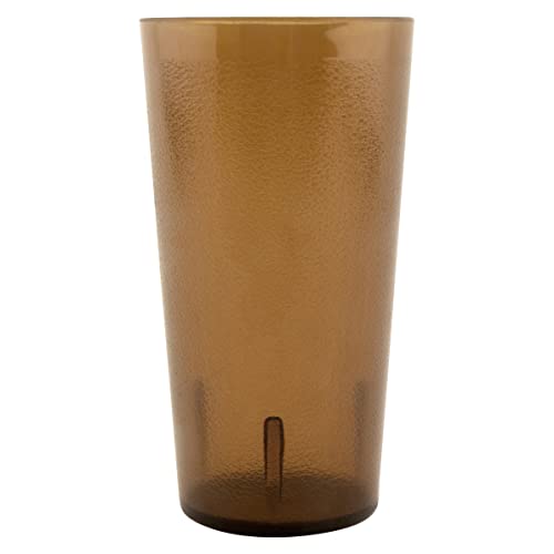 G.E.T. 6632-1-A-EC Heavy-Duty Plastic Restaurant Tumblers, 32 Ounce, Amber (Set of 4) - color: Amber, size: 32 Ounces, style: 32 ounces