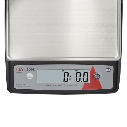 Taylor Digital Kitchen Scale 22 lb Max Capacity