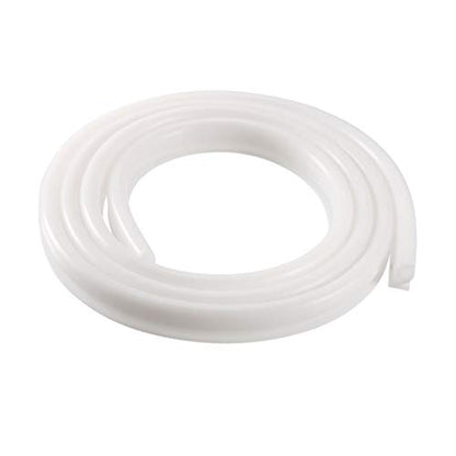 T-Slot Mount Window Weatherstrip Seal 7mm Bulb Bubble for 6mm Slot 1 Meter Long White