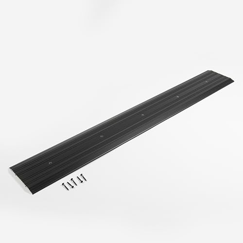 Aluminum Thresholds Extra Width 5"-6"-7"-8" Inch - Residential/Commercial use. Saddle/Handicap Easy Installing and Accessible/Fireproof Rated high-Quality (7"x72") - size: 7"x72"