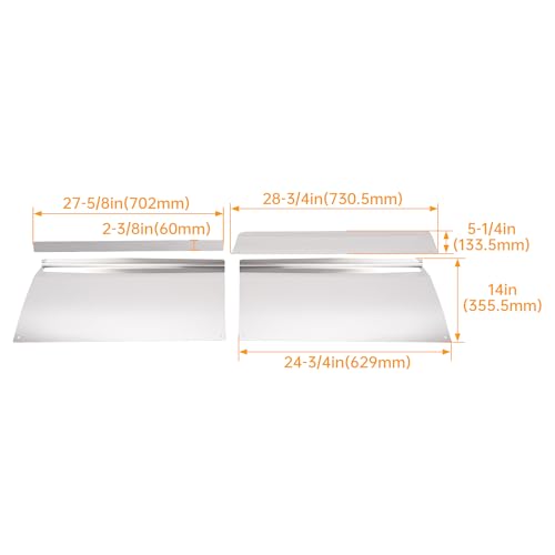 ALMULOO Kick Plate Compatible with Kenworth T680
