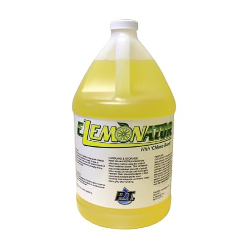 Elemonator: House Wash Surfactant for Siding, Roof and Concrete Cleaning, Bleach Additive, Soft Wash Soap, 1/2 Gallon, 64 Fl Oz (QTY 1)