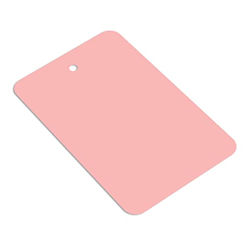 SmartSign Pink Garment Blank Tags - 1000 Pack, 12pt Thick Cardstock Clothing Labels, 2.875" x 1.75" Merchandise With Eyelet, Colored Retail Without Strings - color: Pink