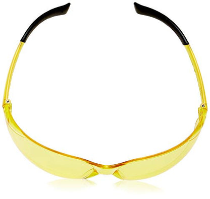 Pyramex Ztek Safety Glasses ANSI Z87+ - color: Amber Lens/ Amber Frame With Dp1000 Earplugs, size: One Size (Single)