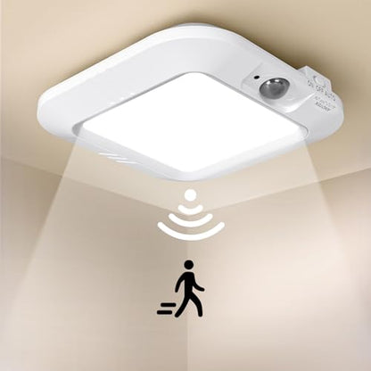 Battery Operated Ceiling Light, Motion Sensor Light Indoor - color: 6000K