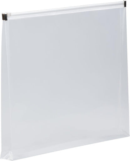 JAM PAPER Plastic Envelopes with Zip Closure - Letter Booklet - 9 3/4 x 13 - Clear - 3/Pack - color: Clear, size: Letter Size - 3 Pack