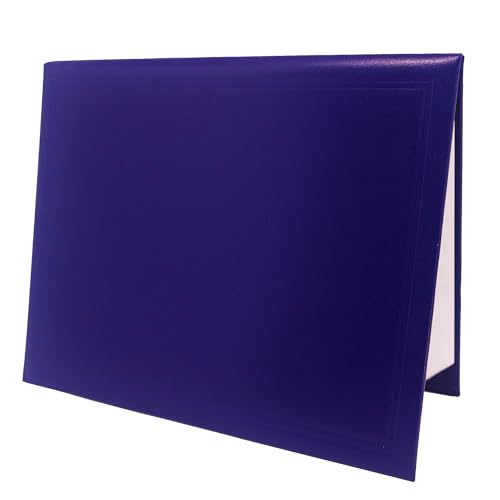 GraduationMall 11"x14" Smooth Padded Diploma Cover Certificate Holder Purple - color: Purple