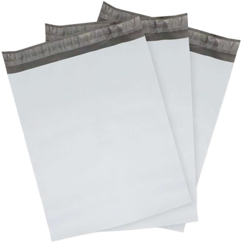 9527 Product Poly Mailers Envelopes Shipping Bags Self Sealing,100 Bags,10x13 inches,2.5 Mil (White) - color: White, size: 10"x13"|100Pcs