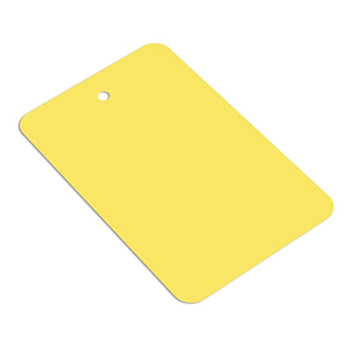 SmartSign Yellow Garment Blank Tags - Pack of 1000, 12pt Thick Cardstock Clothing Tags, 2.875" x 1.75" Merchandise Tags with Eyelet, Colored Retail Tags Without Strings - color: Yellow