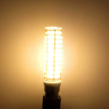 Lxcom Lighting E11 LED Corn Bulb 15W Dimmable Ceramic Candelabra Bulbs (4 Pack)- 136 LEDs 2835 SMD 1500LM Warm White 3000K 120W Equivalent T3/T4 JDE11 120V Lamp for Home Lighting - size: 2 Count (Pack of 2)