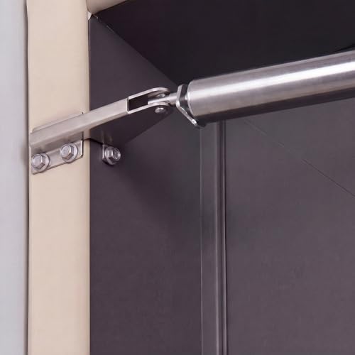 1 Pcs Aluminum Jamb Bracket Door Closer, Silver - color: Silver