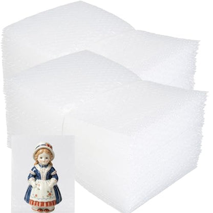 100PCS 8x10"Clear Bubble Pouches Wrap,Double Wall Cushioned Wrap,Shockproof - size: 8X10''-100PCS