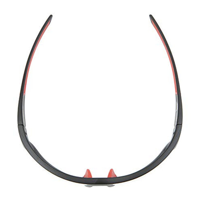 X Power ANSI Z87+ Safety Sunglasses Impact Resistant Polycarbonate Lens & Double Injection Frame - color: 002 Matte Black & Red Frame / Yellow Lens
