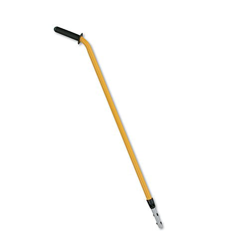 Rubbermaid Commercial Products HYGEN Quick-Connect Ergonomic Extension/Extendable Handle/Stick, 48"-72", Yellow, for Janitorial/Professional Microfiber Floor Cleaning/Mopping