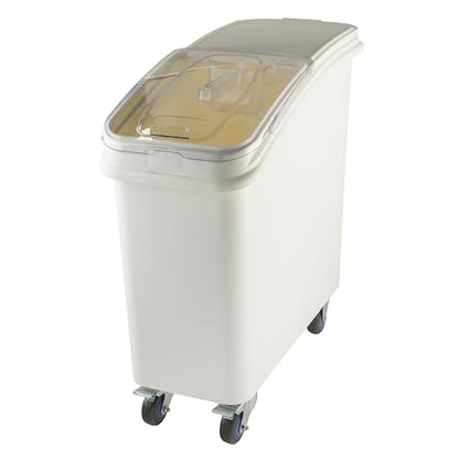 Winco 21 Gallon Clear Ingredient Bin - size: 21 Gallon, style: Rolling Bin