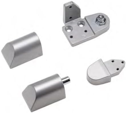 Pacific Doorware Commercial Door Pivot Hinge Set - Right Hand, Aluminum - color: Aluminum Silver, size: Right Hand