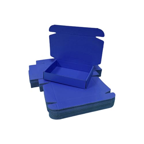 20 Pack 17.7x13.8x2.5 in Industrial Blue Shipping Boxes - color: Industrial Blue, size: 17.7x13.8x2.5 in