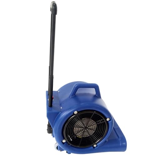 220V 900W Air Mover 3 Speed Adjustable Floor Dryer Blue Floor Blower Fan Wet Carpet Dryer for Janitorial Home Commercial Use