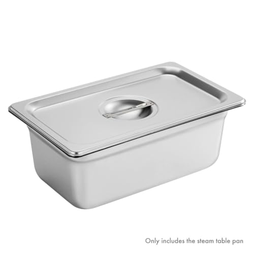 New Star Foodservice 1/4 Size Stainless Steel Steam Table Pan - size: 1/4, style: 4" Deep