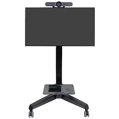 Ergotron – Neo-Flex Mobile MediaCenter VHD, Rolling Computer Cart – for Heavy Monitors or TVs Up to 75 Inches, 50 to 90 lbs – Black - size: 50-90 lbs