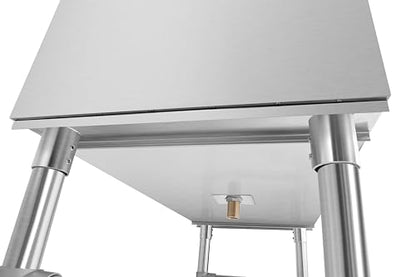 KoolMore 36 Inch Commercial Stainless Steel Underbar Ice Bin with Siding Lid, NSF Certified (KM-UIB-1836) - size: 36 in.