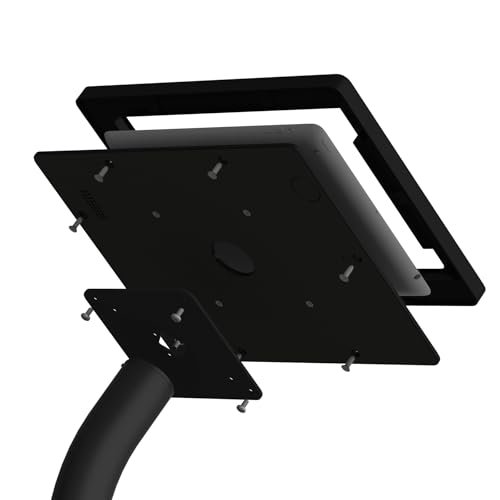 VidaMount Black Enclosure and Floor Stand [Bundle] Compatible with iPad 2/3/4 - color: Black, size: iPad 2/3/4