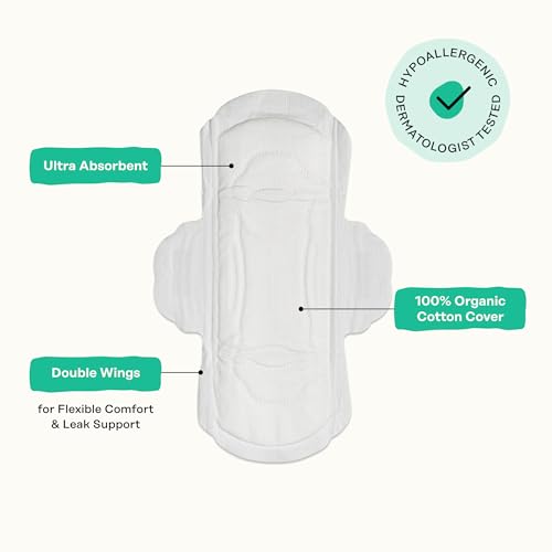 The Honey Pot Company - Herbal Sanitary Pads for Women - Regular Flow w/Wings - Infused w/Essential Oils for Cooling Effect & Organic Cotton Cover - Feminine Care - 20 ct (Pack of 3) - size: 20 Count (Pack of 3), style: Herbal Regular Flow