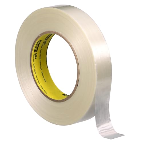 Scotch Filament Tape 8981 Clear, 24 mm x 55 m - size: 3 In