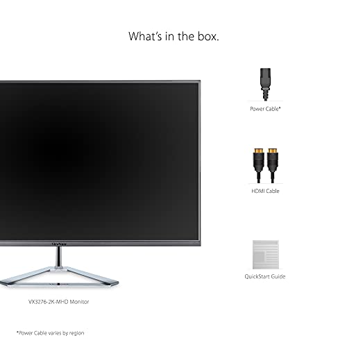 ViewSonic VX3276-2K-MHD 32 Inch 1440p QHD IPS Widescreen Monitor, 75Hz LCD - style: 32-Inch 1440p