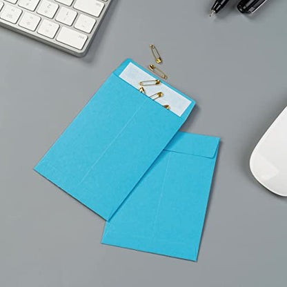 100 Pack Seed Envelopes Self-Adhesive, 3 1/4 x 4 1/2 inches, Colorful - color: Colorful