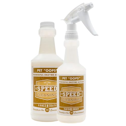 Speed Cleaning Pet 'Oops' Non Toxic Pet Safe Enzyme Cleaner Concentrate