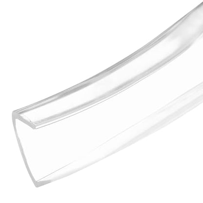 PATIKIL Rubber Seal Strip, 10Ft Flexible U Channel Edge Trim Protector Soundproof Door Seal Strips Fit 17-18mm Thick Edge, 7/8"(22mm) Width, 5/16"(8mm) Height, Transparent - size: 7/8"(22mm ) x 5/16"(8mm )