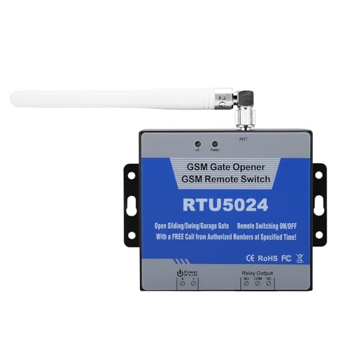 GSM Gate Opener, RTU5024 GSM Mobile Phone Access Controller Remote Control Switch SMS Door Control