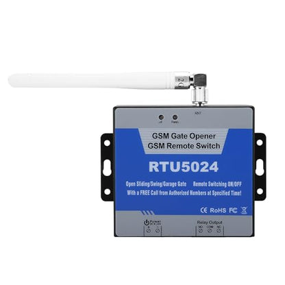 GSM Gate Opener, RTU5024 GSM Mobile Phone Access Controller Remote Control Switch SMS Door Control