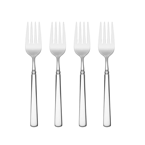 Oneida Silverware Easton 18/10 Flatware Salad Forks Set for 4, (4-Piece) - style: Salad Forks, Set of 4