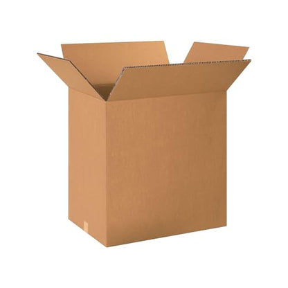 BOX USA 10 Pack of Heavy-Duty Double Wall Corrugated Cardboard Boxes, 24" L x 18" W x 24" H, Kraft, Shipping, Packing and Moving - style: Double Wall