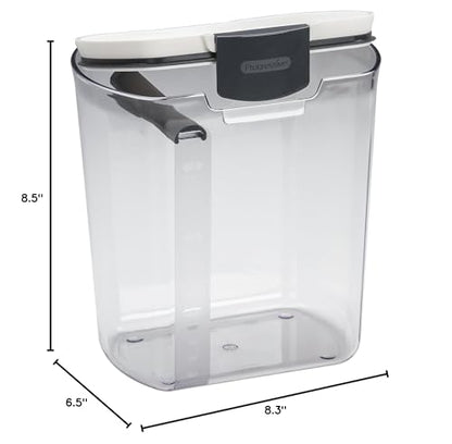 ProKeeper Flour Storage Container with Airtight Lid, 4-Quart Capacity - color: Flour ProKeeper, size: 4 Quarts
