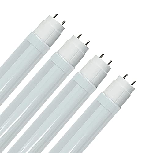 KASTLITE 48-Inch LED T8 Bulb Combo with Safety Sleeve, Clear, 4-Pack - color: Clear