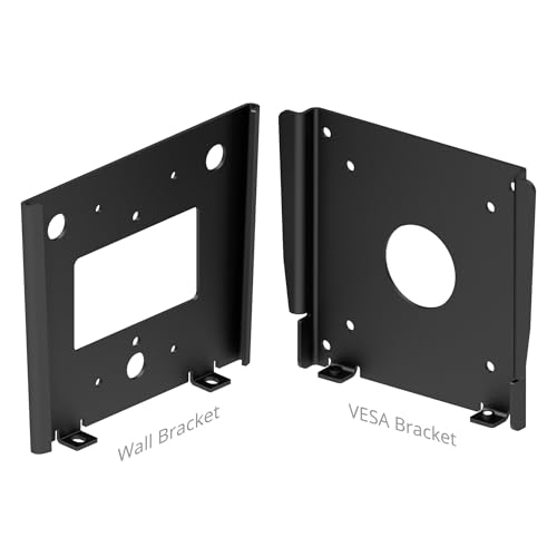 VidaMount Black Open Enclosure and Fixed VESA Slim Wall Mount [Bundle] Compatible with iPad 10.9" (10th Gen) & iPad 11" (A16) - color: Black, size: iPad 10.9" (10th Gen) & iPad 11" (A16)