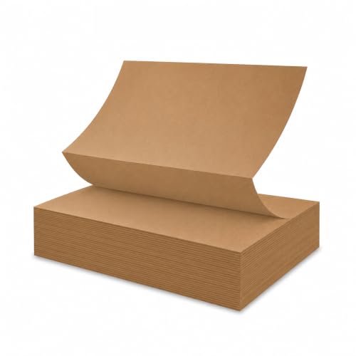 Elementree Brown Packing Paper Sheets for Moving & Shipping - 500 Count (458 Feet) - 14.5" x 11" Sheet Size - Sustainable Void Fill Packaging Made in the USA - Kraft Paper Thickness (00921) - size: 500 Sheets