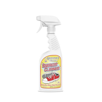 Grandma's Secret Shoe Cleaner - Stain Remover Spray for Rubber, Canvas and Leather - Removes Dirt, Grime and Grass - Sneakers Cleaner for Outdoor Shoes, Slippers and Moccasins 16 oz - size: 16.00 Fl Oz (Pack of 1), style: Sneaker Cleaner