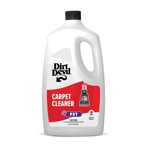 Dirt Devil Pet Carpet Cleaner Solution, 64 Oz., Tropical Breeze Scent - style: 64 fl oz (Pack of 1)
